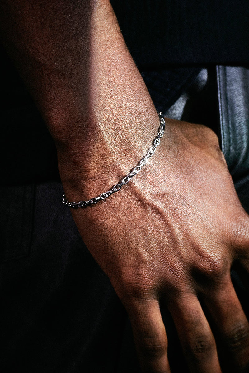 925 Sterling Silver Anchor Bracelet