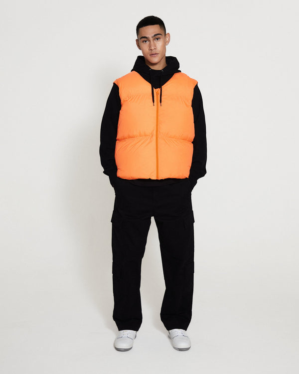 Cernucci Puffer Gilet - Orange