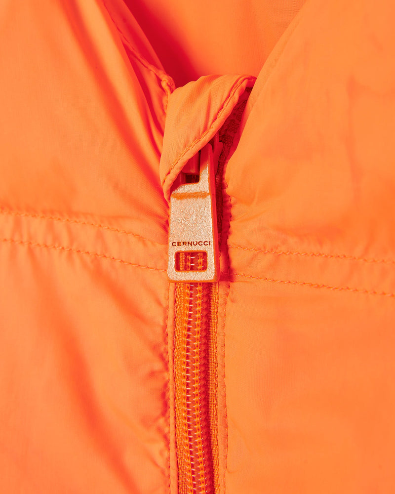 Cernucci Puffer Gilet - Orange