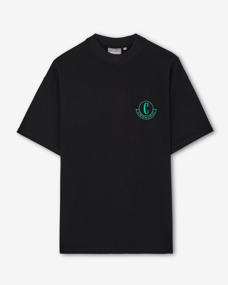 Cernucci Crest T-Shirt - Black