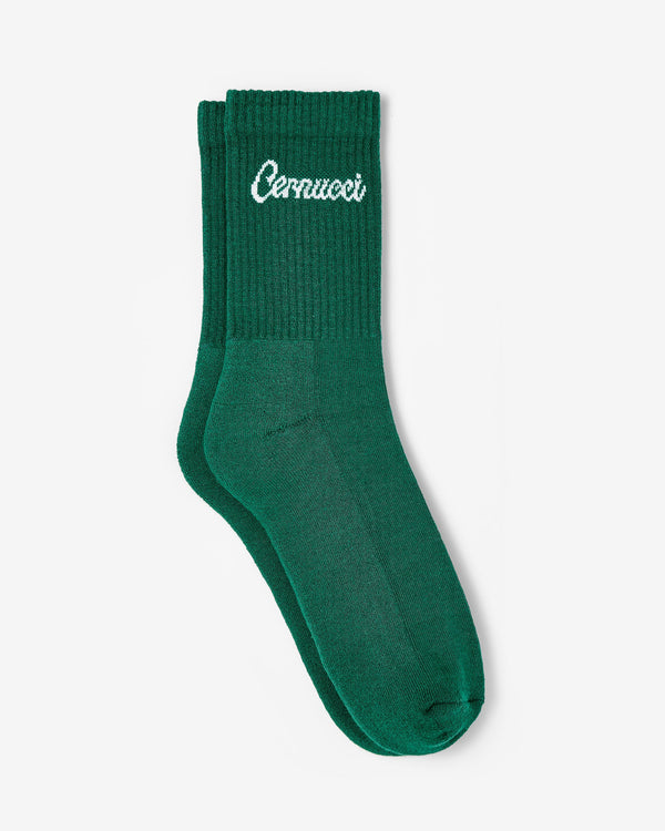 Cernucci Logo Socks - Racing Green