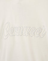 Cernucci Embroidered Hoodie - Ecru