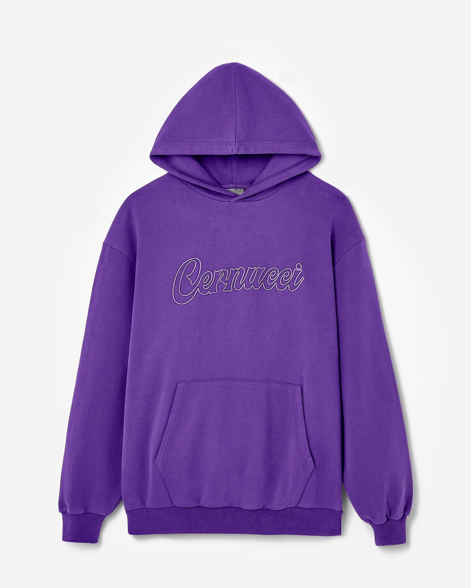 Cernucci Embroidered Hoodie - Purple – Cernucci US
