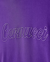 Cernucci Embroidered Hoodie - Purple