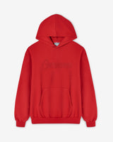 Cernucci Embroidered Hoodie - Red