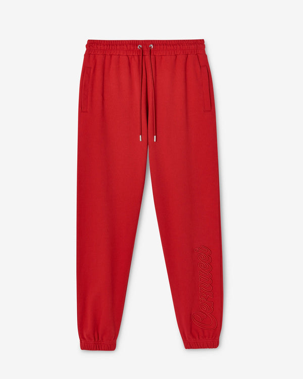 Cernucci Embroidered Jogger - Red