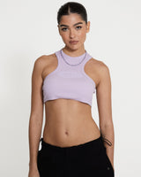 Cernucci Logo Super Crop Racer Vest - Purple