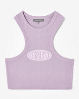 Cernucci Logo Super Crop Racer Vest - Purple