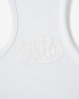 Cernucci Logo Super Crop Racer Vest - White