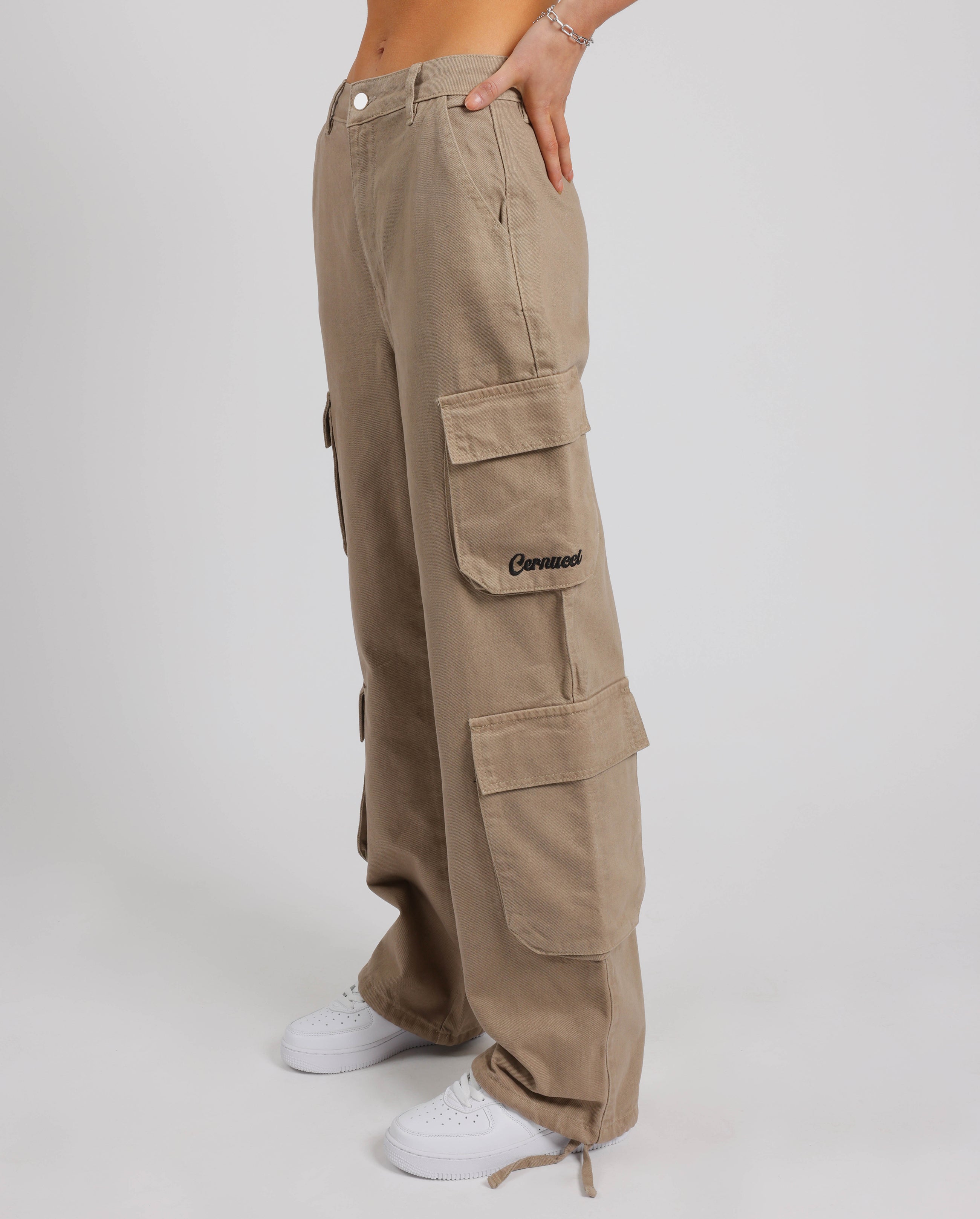 Multi Pocket Cargo Trouser - Beige