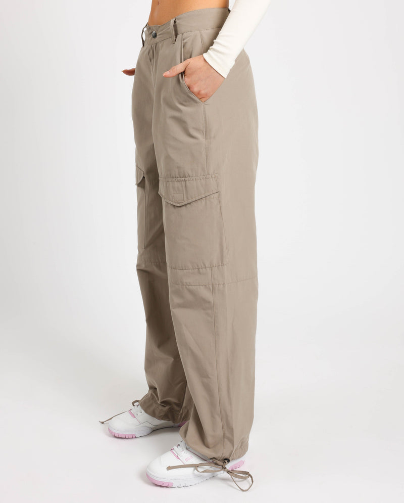 Woven Cargo Trouser - Beige