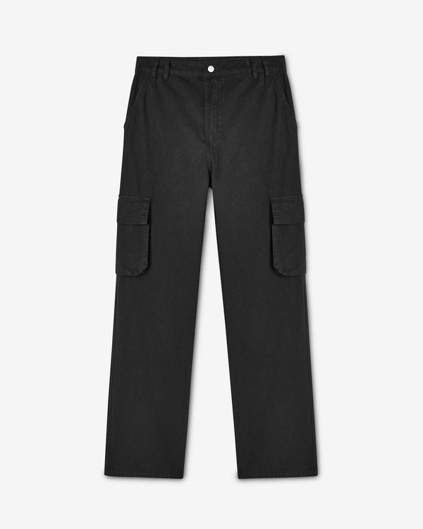 Straight Leg Cargo Trouser - Black