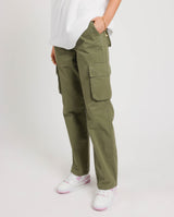 Straight Leg Cargo Trouser - Khaki