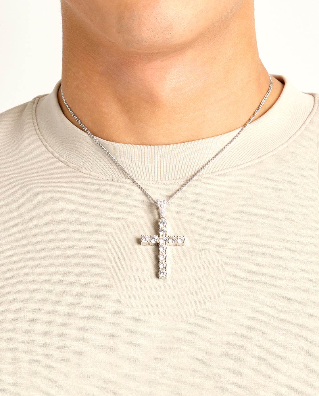 Iced Cross Pendant - 30mm – Cernucci US