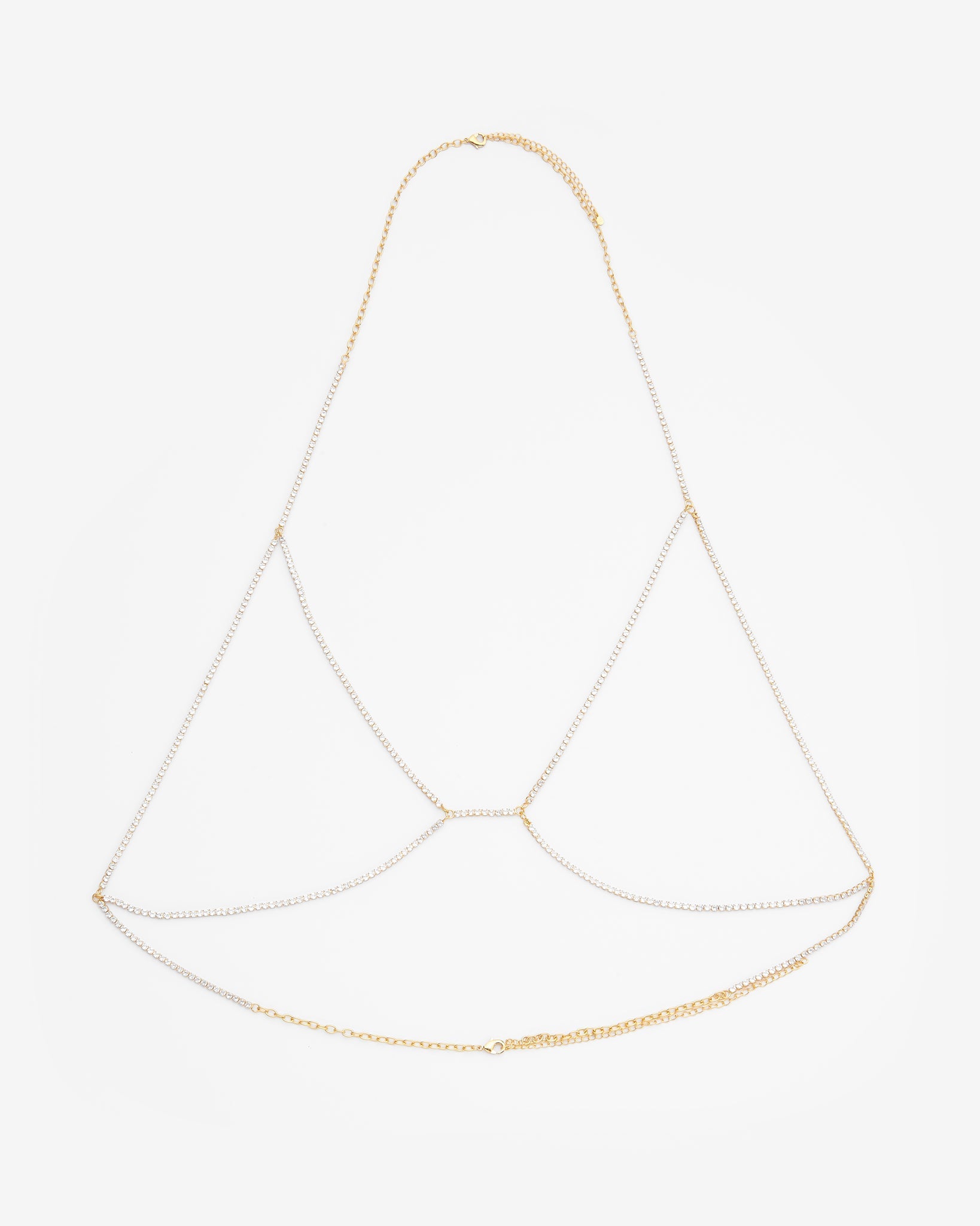 Diamante Body Chain - Gold – Cernucci US