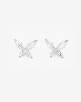 Iced Butterfly Earrings