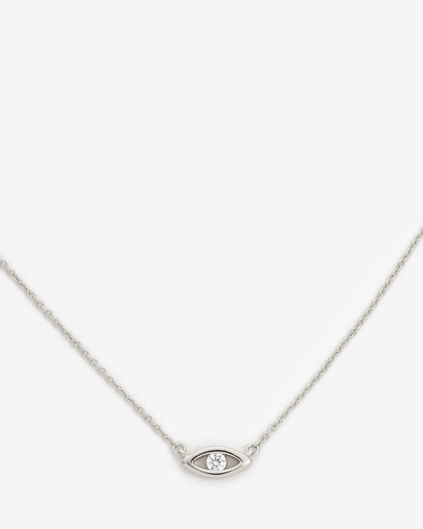 Iced Mini Evil Eye Necklace