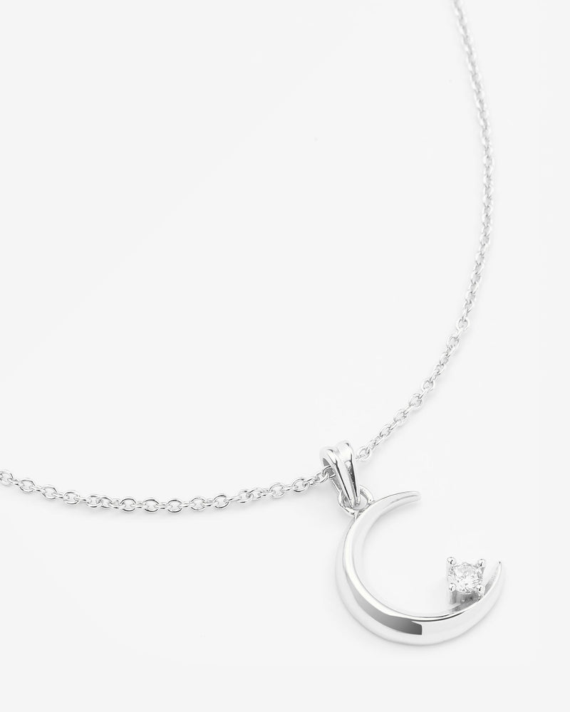 Iced Moon Necklace