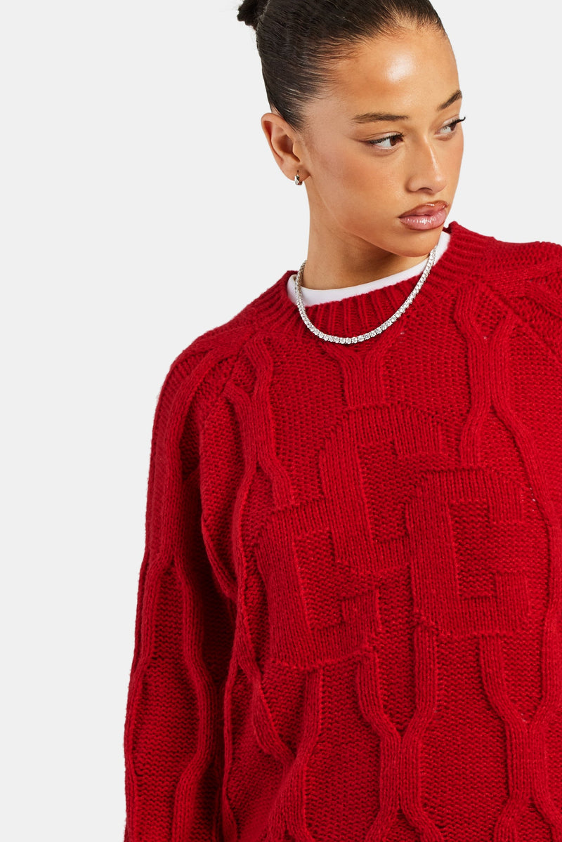 CCC Raglan Sweater - Red