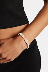 Heart Shape Freshwater Pearl Bracelet