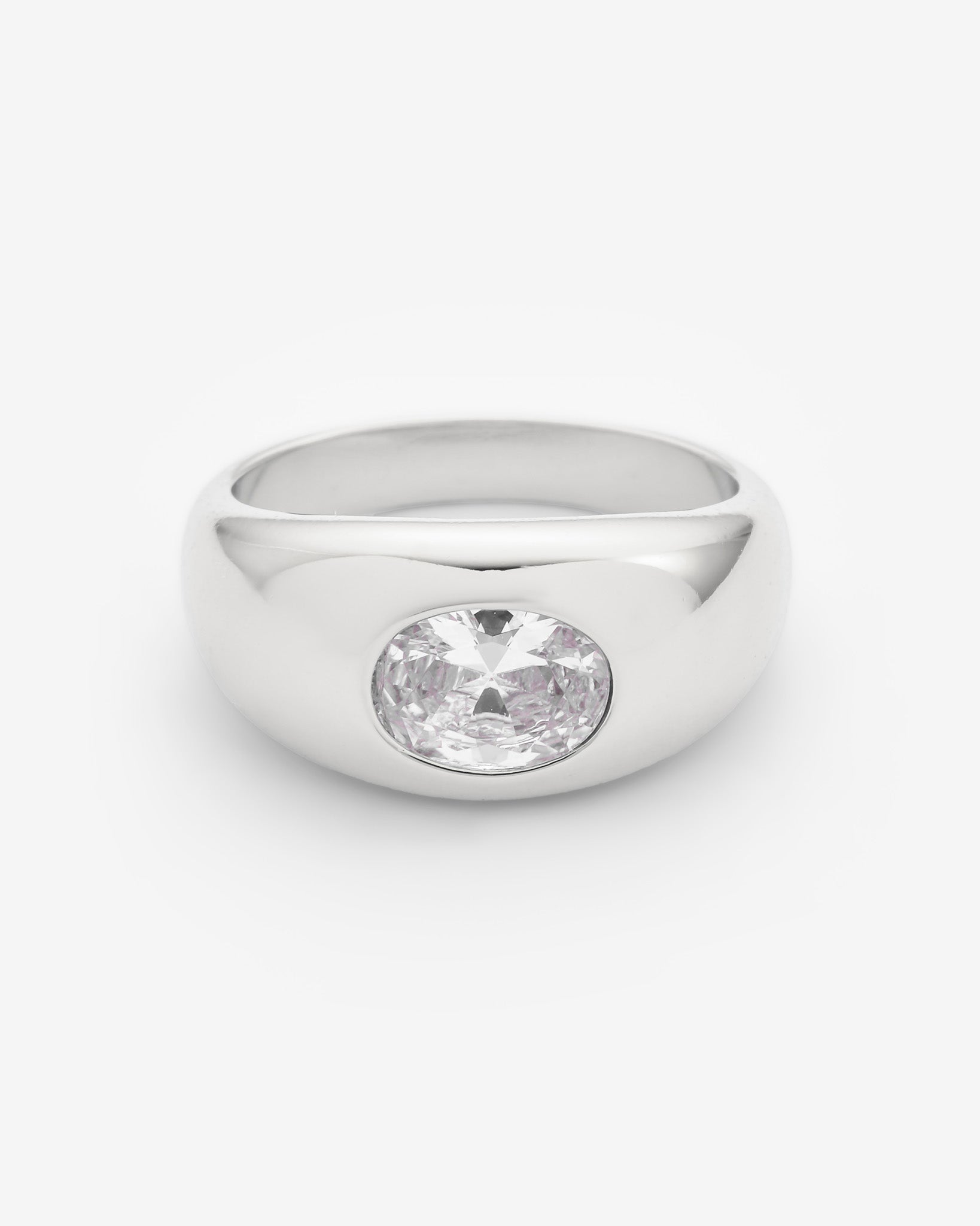 Gemstone Dome Ring - 10mm