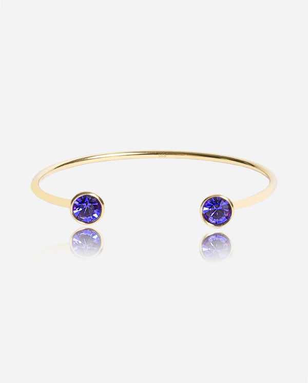 Gemstone Bangle - Sapphire