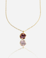 Gemstone Necklace - Light Amethyst