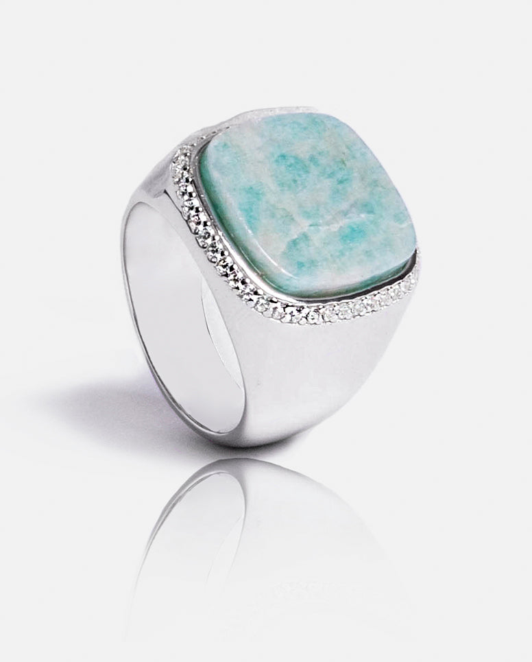 Gemstone Ring - Amazonite
