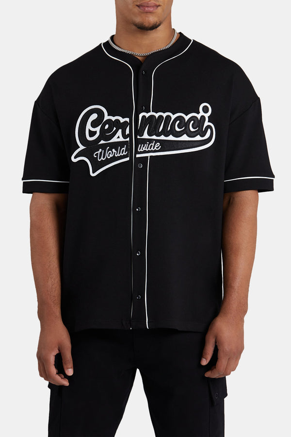 Cernucci Baseball Shirt - Black