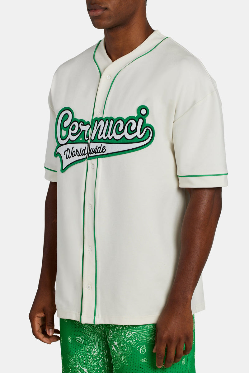 Cernucci Baseball Shirt - Off White