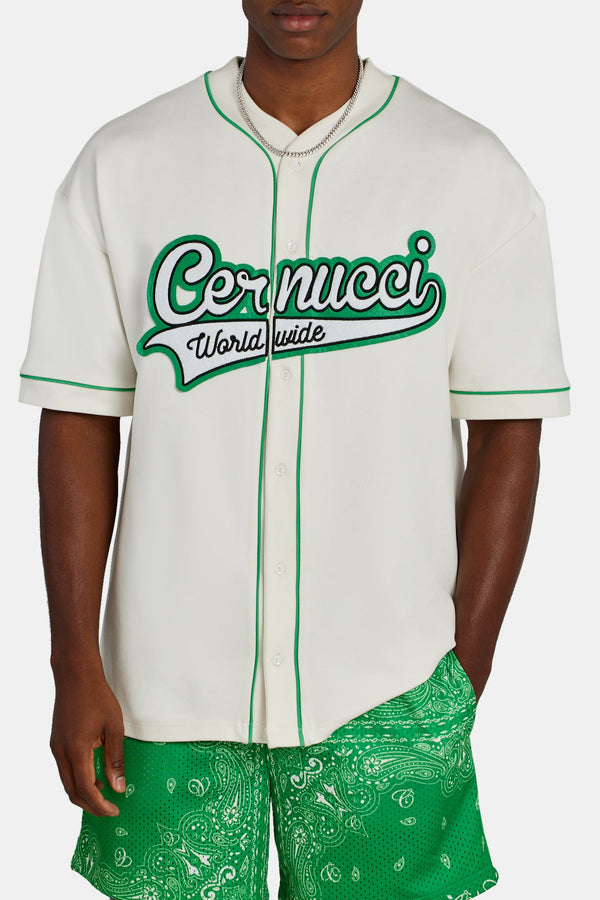 Cernucci Baseball Shirt - Off White