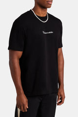 Cernucci Studios Embroidered T-Shirt - Black