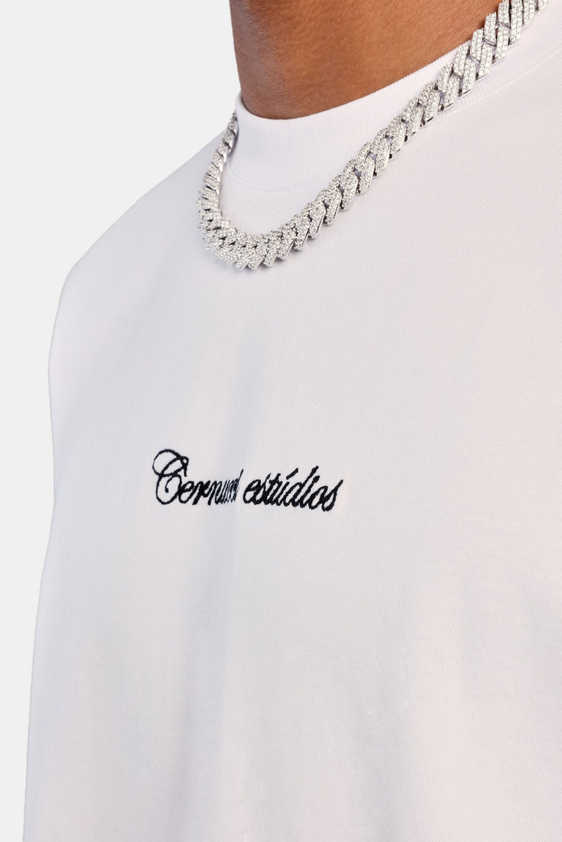 Cernucci Studios Embroidered T-Shirt - White