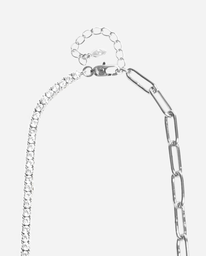 Half Tennis Half Hermes Necklace