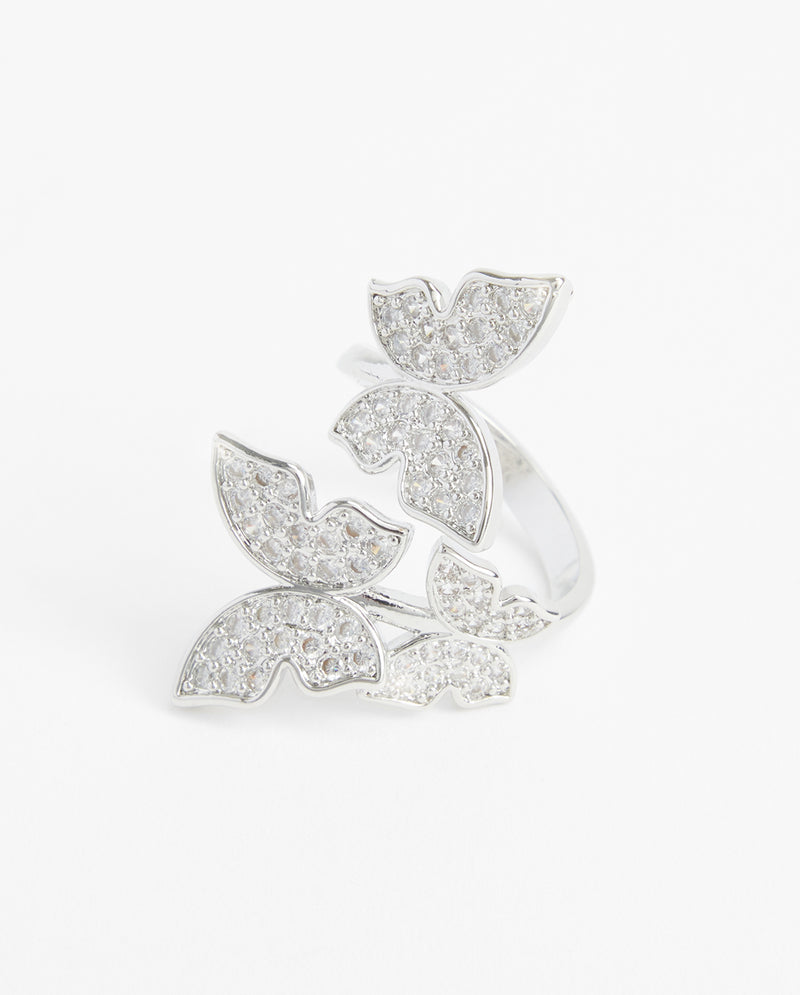 Iced Butterfly Ring