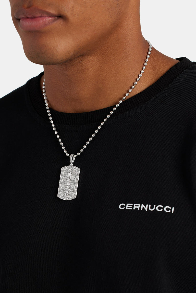 Iced Cernucci Dog Tag