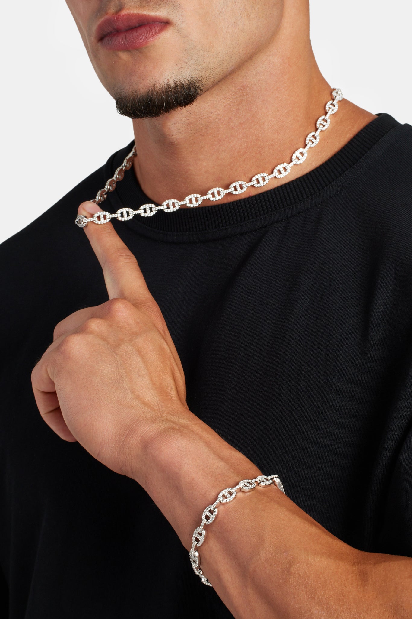 Iced CZ Coffee Bean Bracelet – Cernucci US