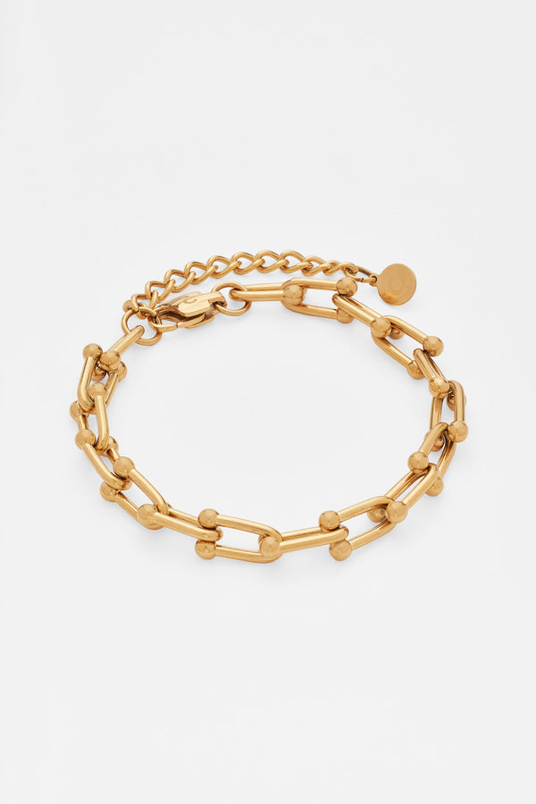 Industrial Link Bracelet - Gold