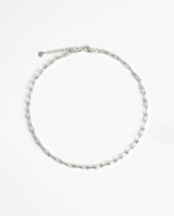 Industrial Link Chain - White Gold
