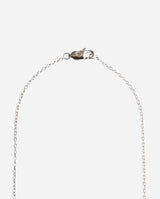 Iced Arabic "Love" Necklace - White Gold