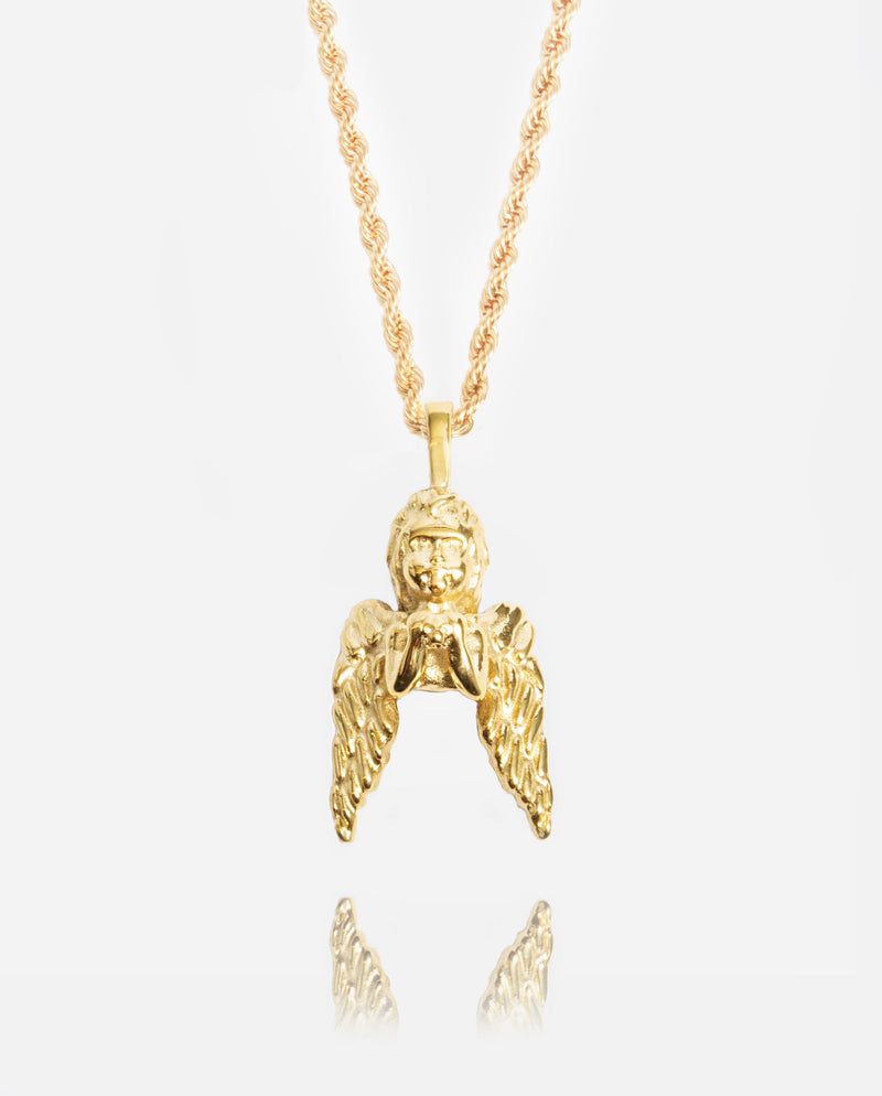 Angel Wish Pendant - Gold