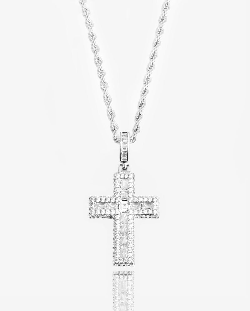 Baguette Cross Pendant