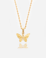 Butterfly Pendant - Gold