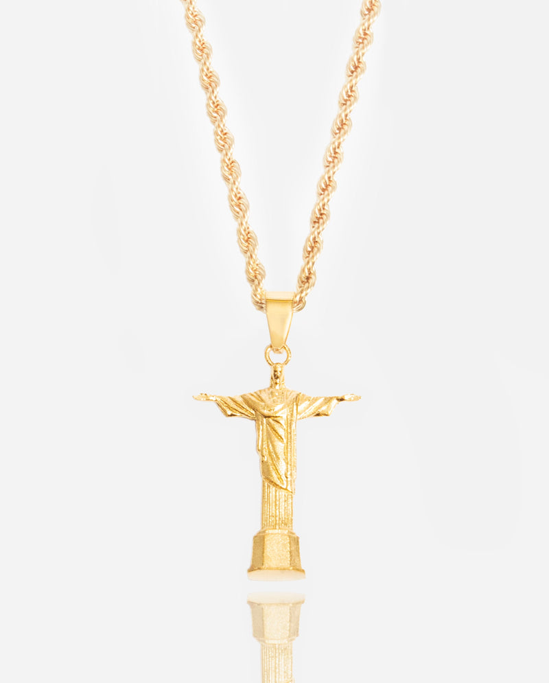 Christ the Redeemer Pendant - Gold