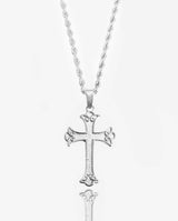 Curved Cross Pendant