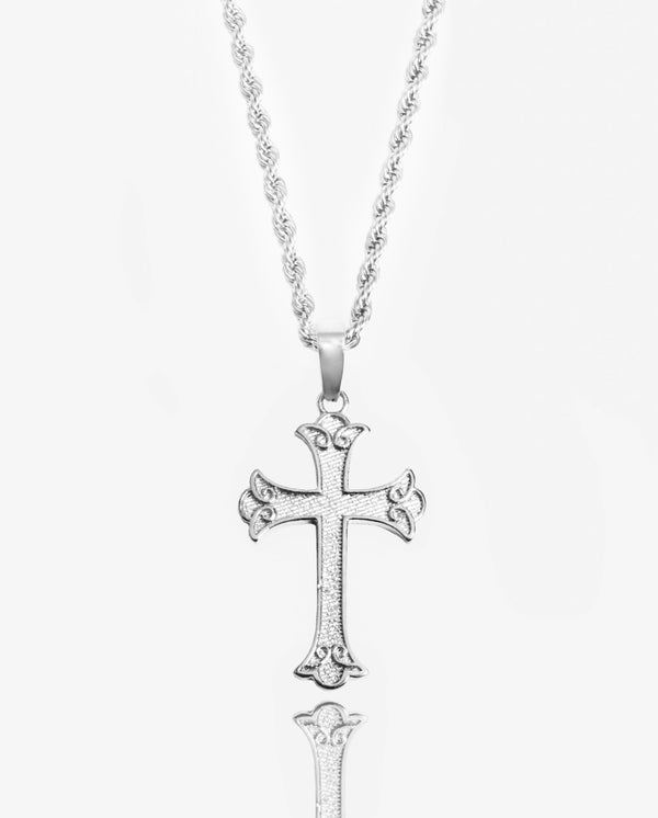 Curved Cross Pendant