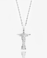 Iced Christ the Redeemer Pendant