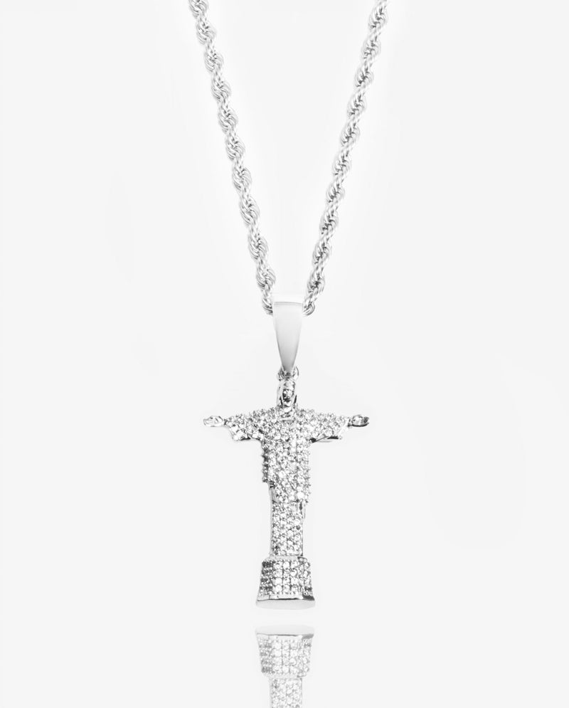 Iced Christ the Redeemer Pendant