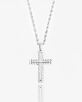 Iced Cross Pendant