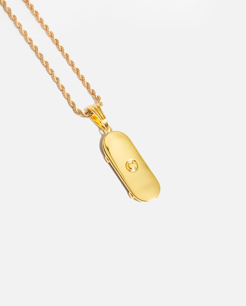 Iced Deck Pendant - Gold